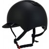 Helma jezdecká Eclipse Plain Mat Wide Visor Equestro, černá
