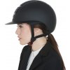 Helma jezdecká Eclipse Plain Mat Wide Visor Equestro, černá