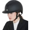 Helma jezdecká Eclipse Plain Mat Wide Visor Equestro, černá