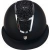 Helma Eclipse Stone Mat Wide Visor Equestro, black/silver (Obvod hlavy 59-61 cm)