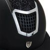 Helma Eclipse Stone Mat Wide Visor Equestro, black/silver (Obvod hlavy 59-61 cm)