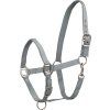 Ohlávka Perlon Satin Waldhausen, chrome grey (Velikost PONY)