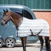 Deka proti hmyzu Stripe BUSSE, silver/navy (Délka zad 85 cm)