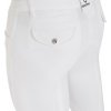 Rajtky Zefiro Equestro, s kolenními záplatami, pánské, bílé
