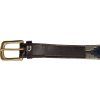 Pásek kožený Polo S Equestro, brown/navy/grey (Délka 100 cm)