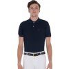 Pásek kožený Polo S Equestro, brown/navy/grey (Délka 100 cm)