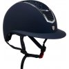 Helma jezdecká Eclipse Stone Mat Wide Visor Equestro, navy/silver