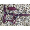 Set ohlávky s vodítkem Elegance Equestro, burgundy