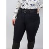 Legíny jezdecké Wendy PS of Sweden, s gripem, plus-size, dámské, černé