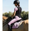 Legíny jezdecké Summer Equestro, s gripem, dámské, lilla