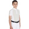 Triko závodní Slim Fit Equestro, chlapecké, greige