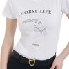 Triko Horse Life EQUESTRO, dámské, bílé