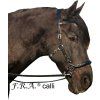 Uzdečka Hackamore Calli F.R.A., černá (Velikost PONY)
