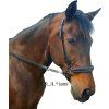 Uzdečka bezudidlová Lami F.R.A., černá (Velikost PONY)