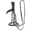 Uzdečka bezudidlová Sidepull Isabel F.R.A., black/gloosy (Velikost PONY)