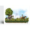 take off greeting card
