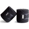 Bandáže fleecové Black Edition Equestrian Stockholm, 4 ks, 4 m, černé