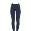 Legíny jezdecké Equestro, s gripem, dívčí, navy (Velikost 10 let)