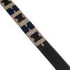 Pásek kožený Polo H Equestro, černý (Délka 100 cm)