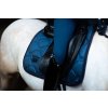 Dečka podsedlová Blue Meadow Glimmer Equestrian Stockholm, drezurní, blue glitter