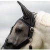 Ohlávka s maskou proti hmyzu Fast Plus BUSSE, černá (Velikost PONY)