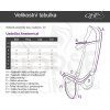 Uzdečka bezudidlová Anatomical QHP, hnědá (Velikost COB)
