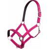 Ohlávka polstrovaná Charming HKM, pink (Velikost EXTRA FULL)