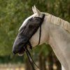 Maska proti hmyzu Riding Plus BUSSE, jezdecká, s ochranou nozder, černá (Velikost PONY)