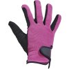 Rukavice jezdecké Basic BUSSE, dětské, pink/black