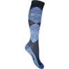 Podkolenky jezdecké Check Classico HKM, deep blue/middle blue (Velikost 35-38)
