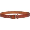 Pásek kožený Beth HKM, hnědý (Délka 70 cm)