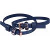 Řemínky ke špornám Rosegold Glamour HKM, deep blue