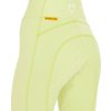 Legíny jezdecké Summer Equestro, s gripem, dámské, lime