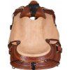 Sedlo westernové Wade Border Stamp McBryan, natural (Velikost posedlí 16")