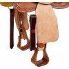 Sedlo westernové Wade Border Stamp McBryan, natural (Velikost posedlí 16")