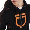 Mikina Basic EQUESTRO, dámská, black/orange