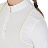 Triko závodní Polo Equestro, dětské, white/lime (Velikost 10 let)