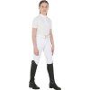 Triko závodní Polo Equestro, dětské, white/lime (Velikost 10 let)