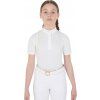 Triko závodní Polo Equestro, dětské, white/lime (Velikost 10 let)