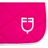 Dečka podsedlová GP Logo Equestro, všestranná, fuchsia/white