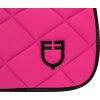 Dečka podsedlová GP Logo Equestro, všestranná, fuchsia/black