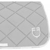 Dečka podsedlová GP Logo Equestro, všestranná, light grey/white (Velikost FULL)