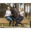 Boty jezdecké Birgit QHP, širší lýtko, dámské, černé (Velikost 36)