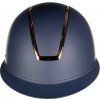 Helma jezdecká Lady Shield HKM, deep blue/rosegold (Obvod hlavy 52-54 cm)