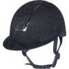 Helma jezdecká Lady Shield Sparkle Velours HKM, černá (Obvod hlavy 52-54 cm)