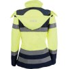 Bunda Safety HKM, reflexní, dámská, neon yellow/silver