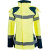 Bunda Safety HKM, reflexní, dámská, neon yellow/silver