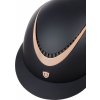 Helma jezdecká Galaxy Shiny Wide Equestro, black/rose gold shiny