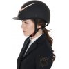 Helma jezdecká Galaxy Shiny Wide Equestro, black/rose gold shiny