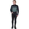 Triko Xavy QHP, dětské, black/green (Velikost 164)